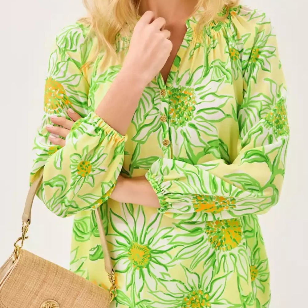 NWT Lilly Pulitzer Elsa Silk Top Sz XXL